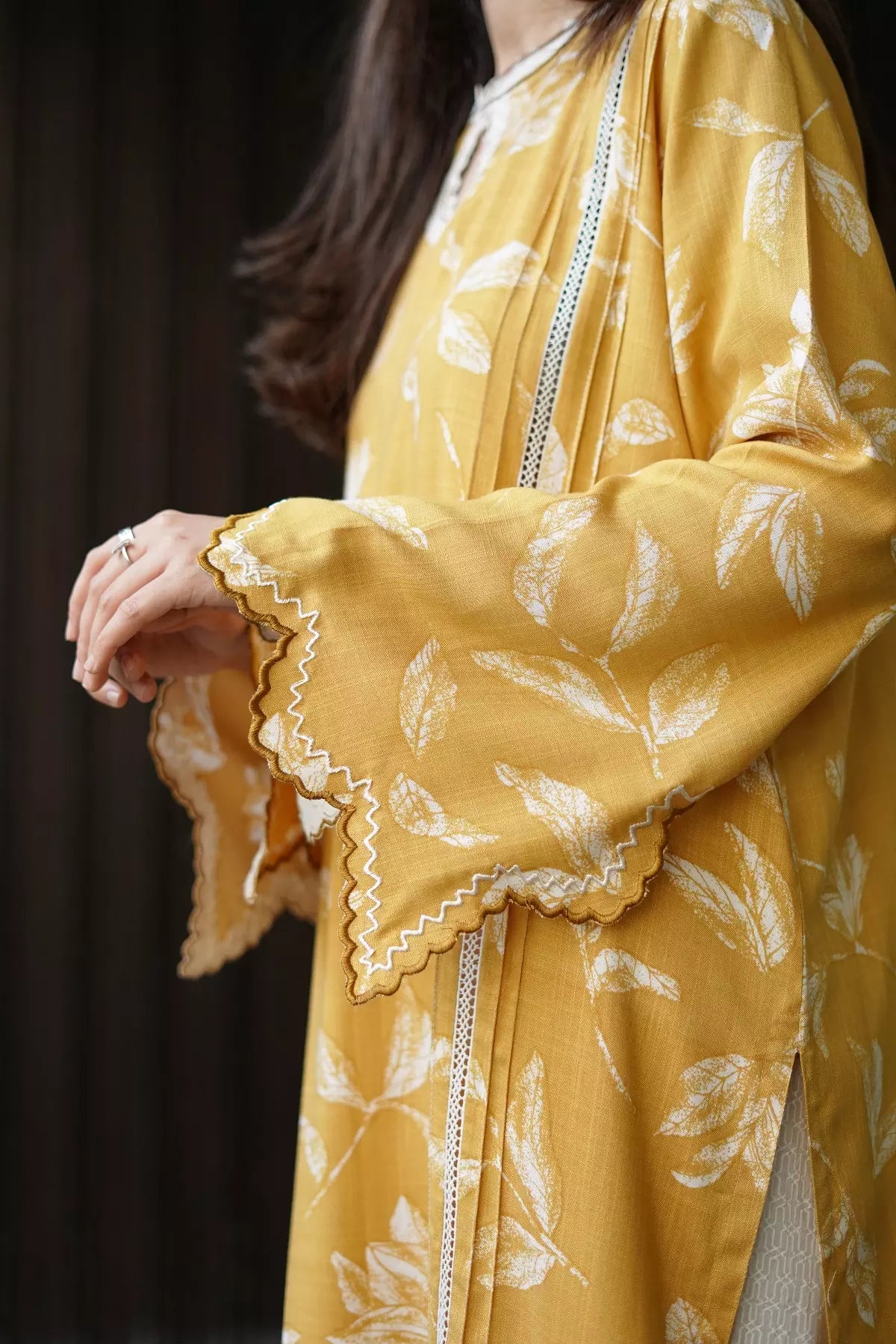 Yellow Printed